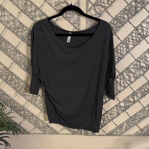 Women's Long Sleeve Gray Top